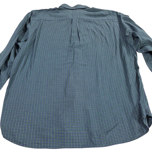 Daniel Cremieux Button Up Top Mens Green XL Plaid Woven Cotton Classic Western - Picture 4 of 11
